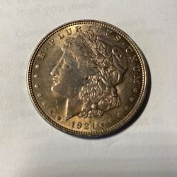 1921 American Silver Morgan Dollar Beautiful Coin