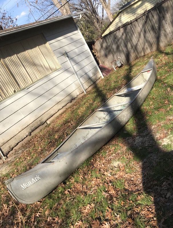 17ft MonArk Aluminum canoe!!!