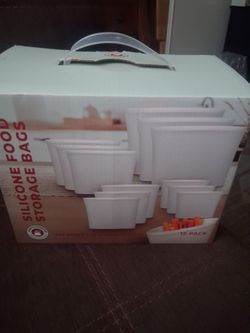 SILICONE FOOD STORAGE BAG