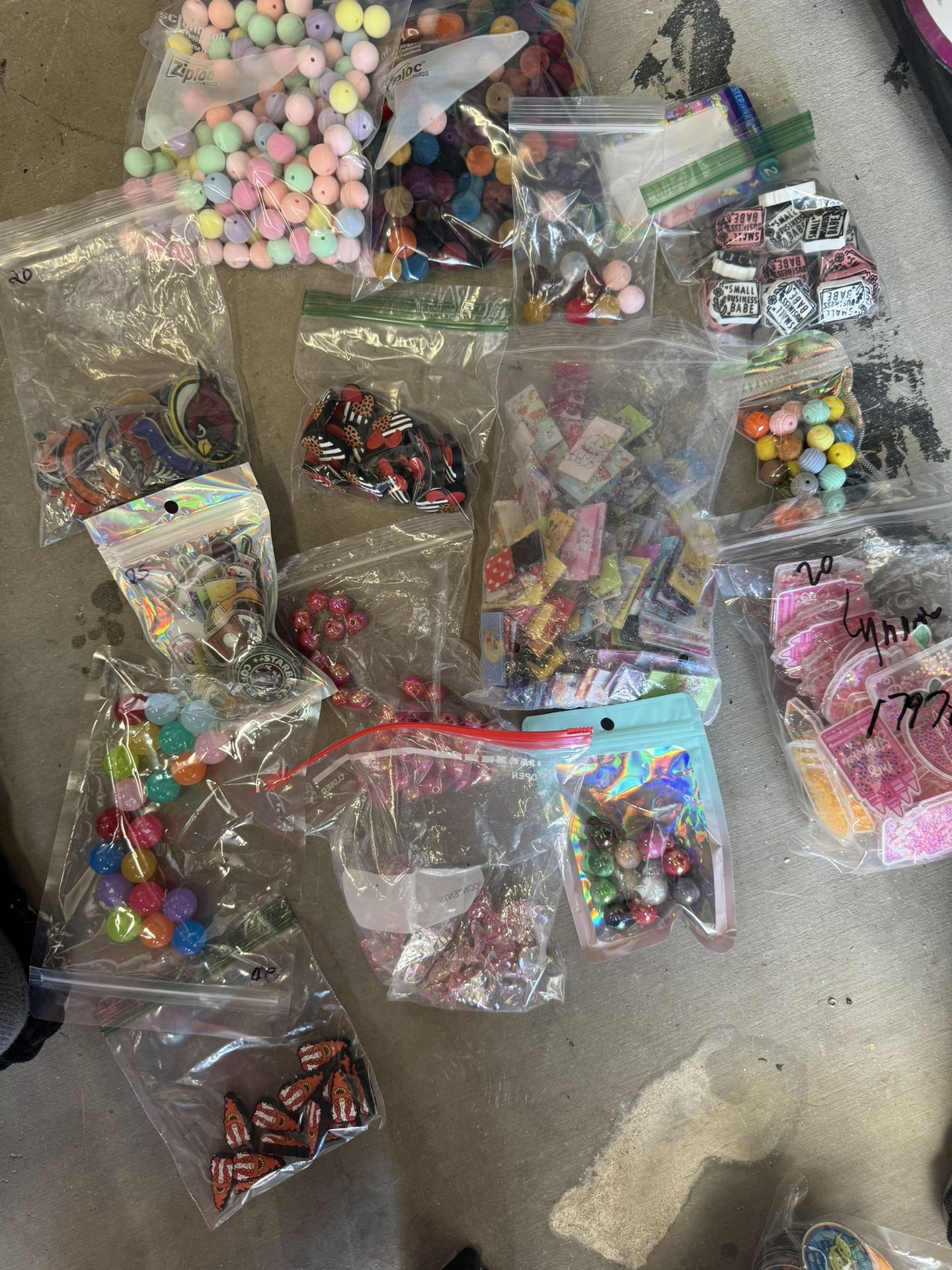 ๐จ MEGA Bead & Charm Craft Lot โ Brand New! Perfect for Pen Makers, Crafters & Small Biz! ๐จ Over 100+ bags of brand new craft supplies โ