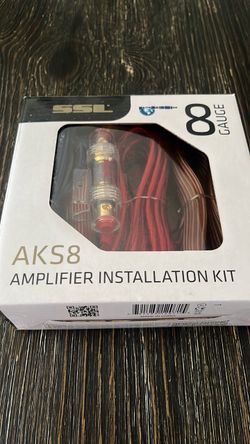 SSL AKS8 8 AWG Amplifier Installation Wiring Kit Complete 8 Gauge Set