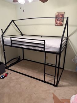 Twin Loft Bed (Mattress included)