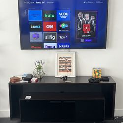 50 Inch Smart TV And BDI Media Stand 