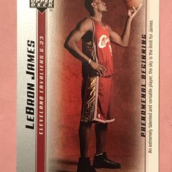 Lebron Rookie Card