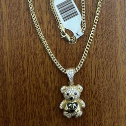 14kt Chain + 14kt Pendant 