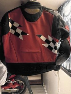 Genuine Kawasaki Ninja rider leather jacket