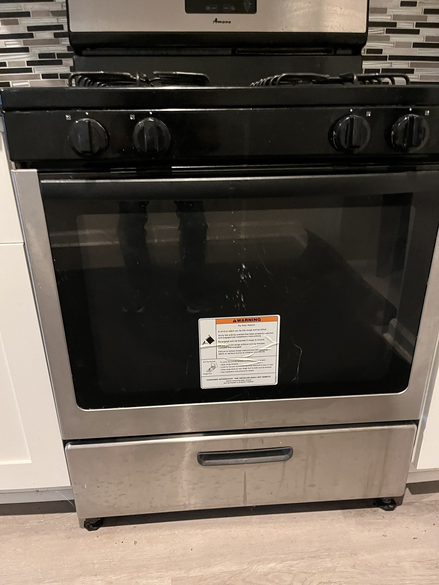 30” Stainless Steel Gas Stove