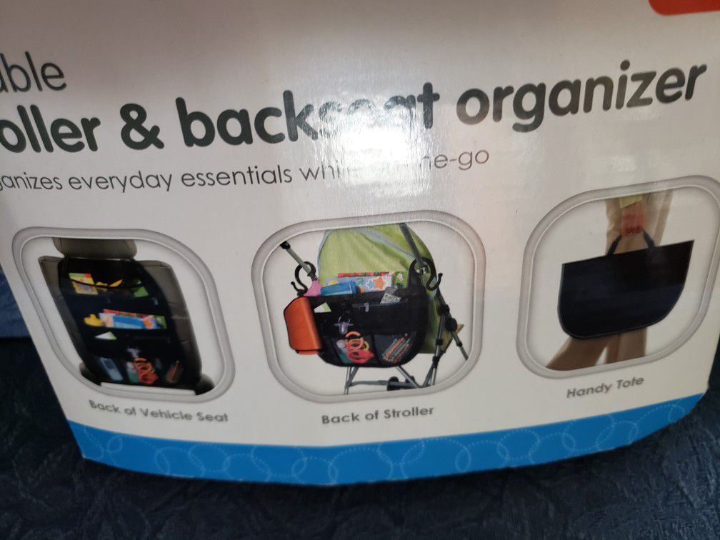 Stroller or backseat organizer