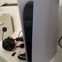 Ps5 1st Gen With  Hyper X Wireless Headset