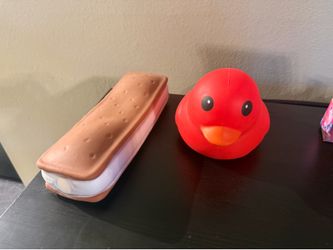 Sunny days squeezy squeeezy duck OR ice cream sandwich viral sensory toy