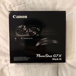 Canon G7x Mark iii - Brand New