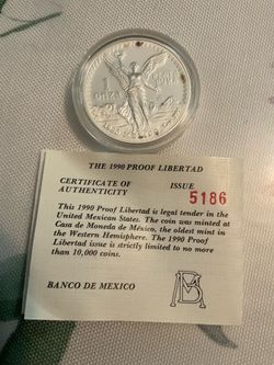 LIBERTAD 1oz SILVER proof coins-assorted
