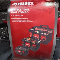 Husky 3 Piece Tool Bag Combo