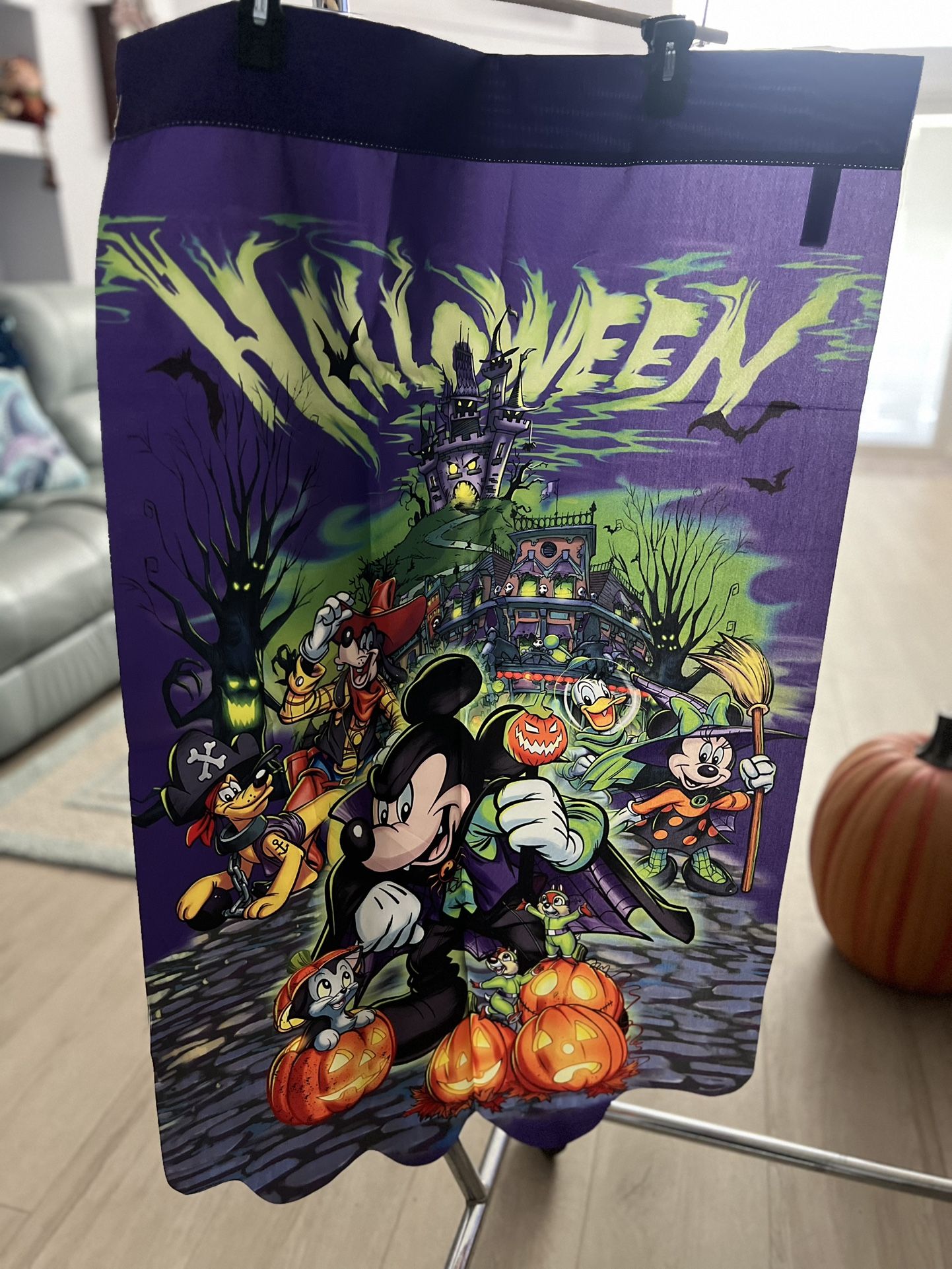 Disney Halloween Flag. 25 X 42in