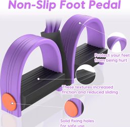 Foot Pedal Resistance Band trainer Exerciser