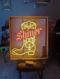 Shiner Boot LED Sign