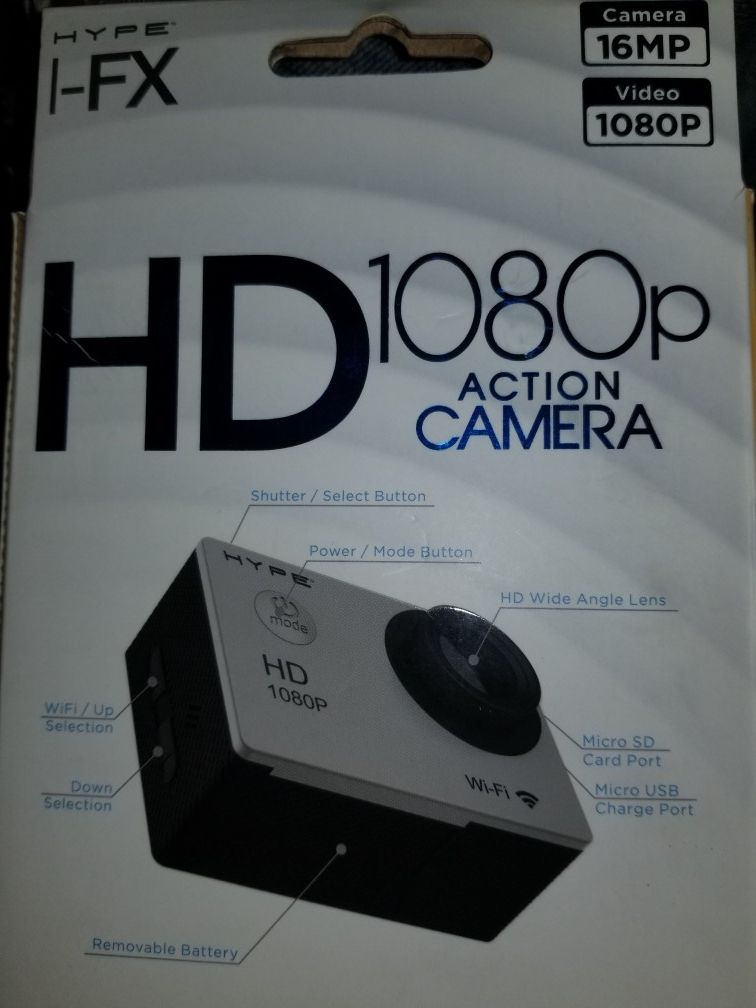 Brand New Hype IFX HD 1080p Action Camera for Sale in Moreno Valley