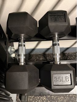 Selling Dumbbells 50s,45s,40s, & 35s LIKE NEW