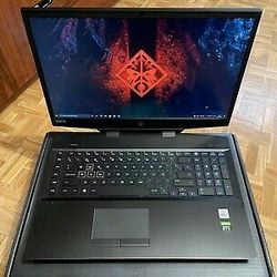 HP omen 17 I 7 10750h 32gb ram/1tb ssd rtx 2080 super