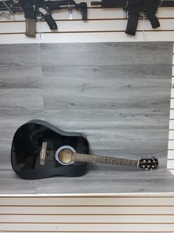 Fender Fa-115Pk Acoustic Guitar Black 