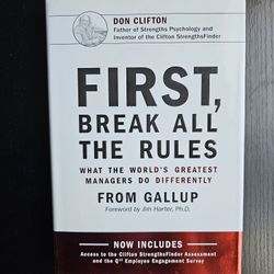 "First, Break All The Rules" – Like New