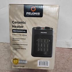 Pelonis Technologies 1500w Electric Fan-Forced Ceramic Space Heater psh10c2abb