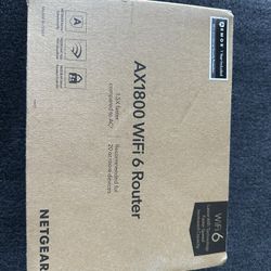 NETGEAR AX1800 Wifi 6 Router