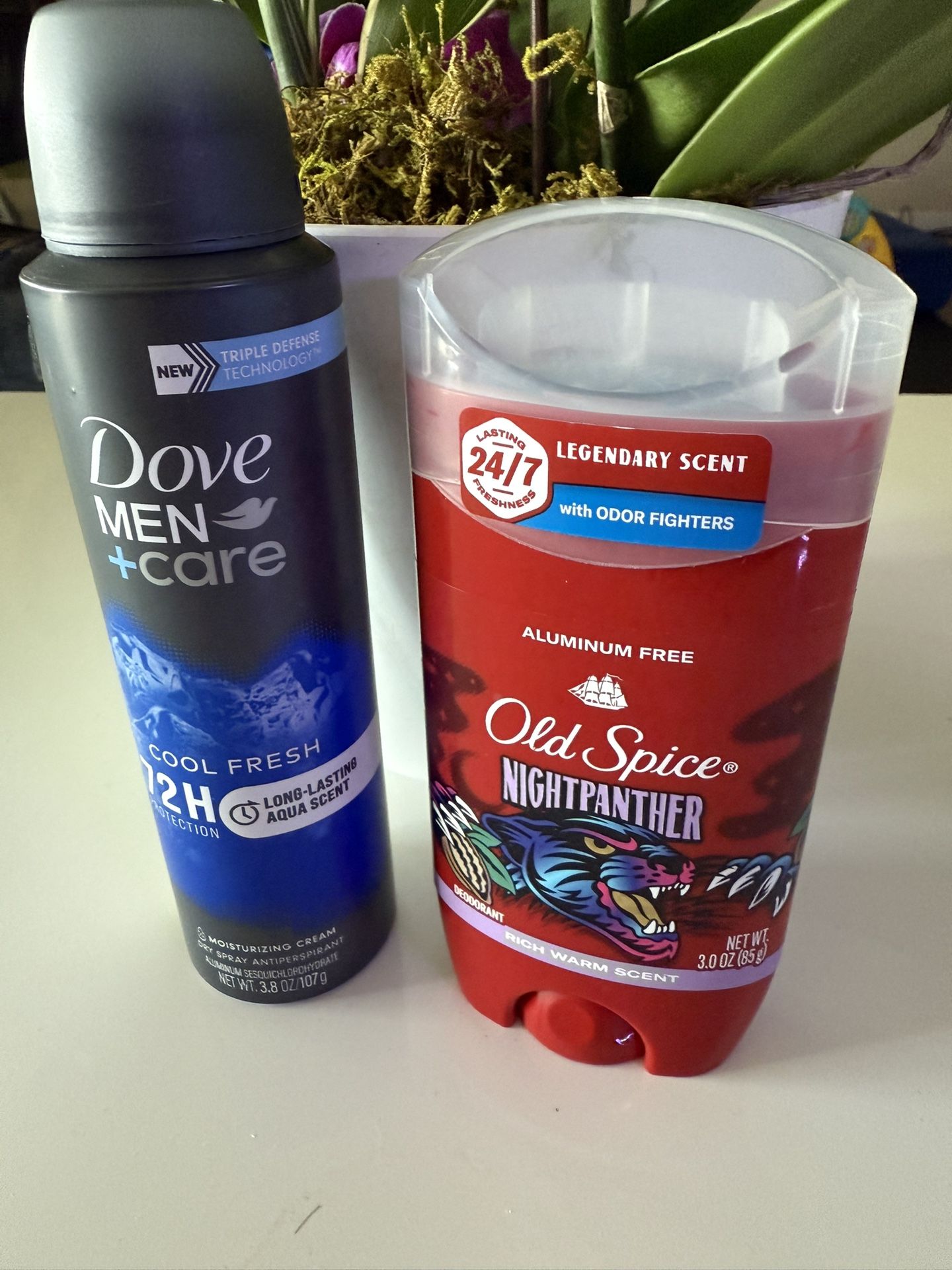 Old Spice And Dove Deodorant