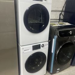 ge washer dryer  24 inches wide 220 voltage 