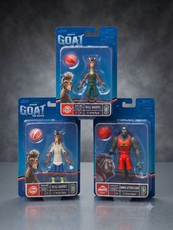 OAT: The Movie - Complete Set of 3 Action Figures (Will Harris x2, Mane Attraction) - Sealed