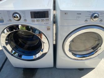 Lg washer and electric dryer delivered and installed