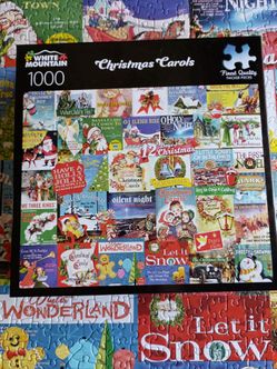 Christmas Carols- White Mountain puzzle