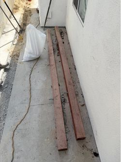 FREE 3x 8’ long, 4x4 cross section strong wooden posts