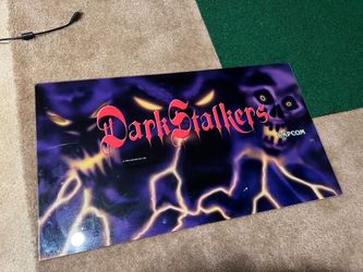 Vintage 1994 Dark Stalkers Capcom arcade sign
