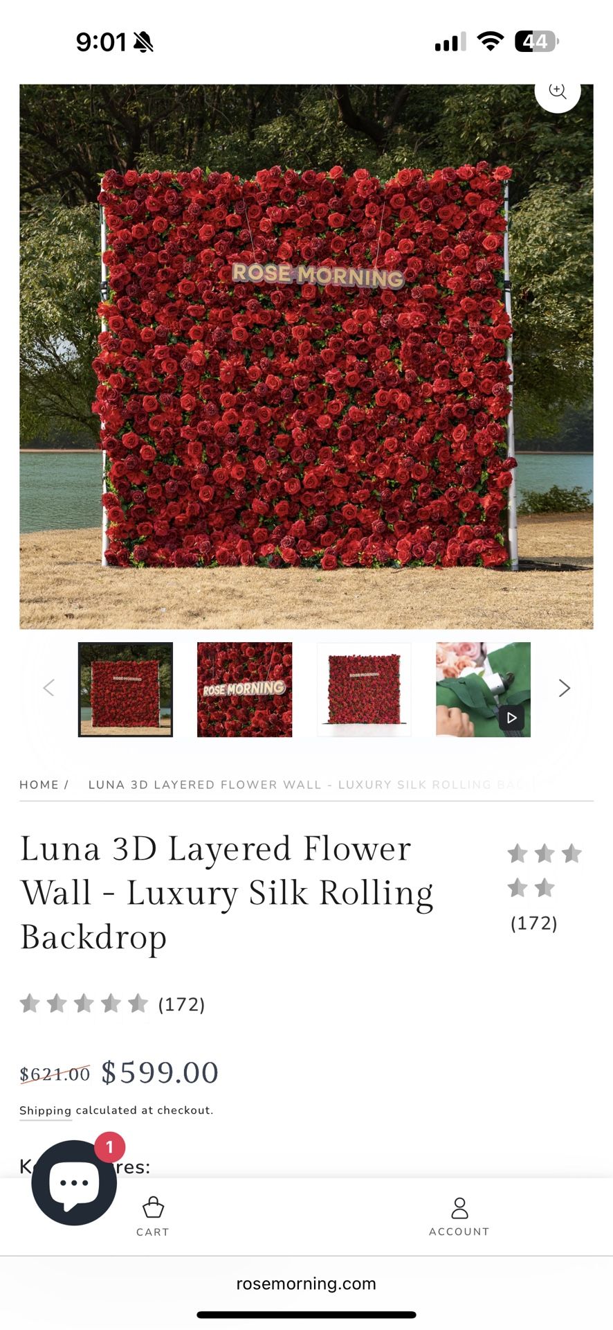 Flower Wall For sale