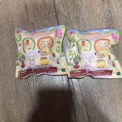 Calico Critters Cutie Collectibles-fruity Babies Series 4 Two Unopened Blind Bags