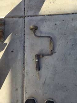 Vintage Drills And Handtools
