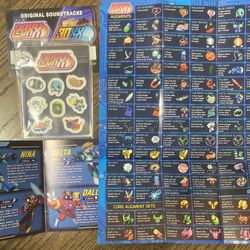 20XX / 30XX  Music Track Sticker Ability Poster Extra Art Book Megaman X Sound 