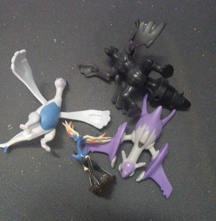 4 Legendary Pokemon Toys/Figurines