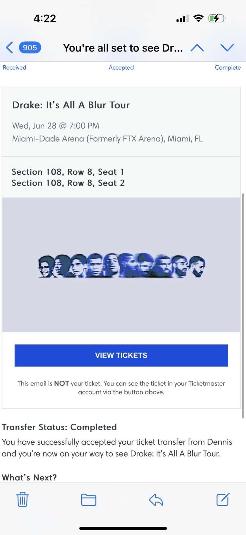 It’s All A Blur Drake Tickets