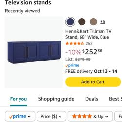 2 TV STANDS (125 EACH) 