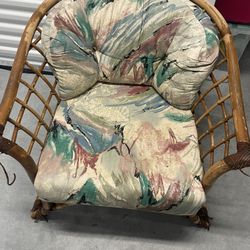 Antique Chair Made With Bamboo 