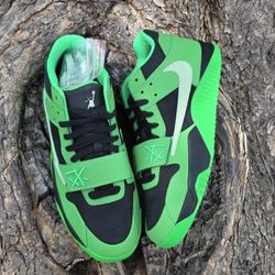 Jordan CJ1 T-REXX Travis Scott Green Spark