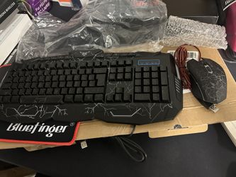 Bluefinger Gaming Keyboard And Mouse