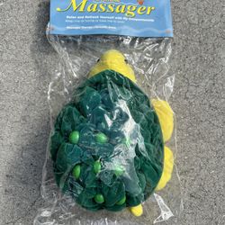 Easytoner Battery Operated Plush Green Turtle Pillow Massager  