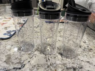 3 Ninja Blender Cups. New