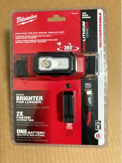 Milwaukee USB 600L Beacon Head Hat Light  Kit