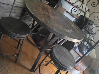 Table and 3 chairs
