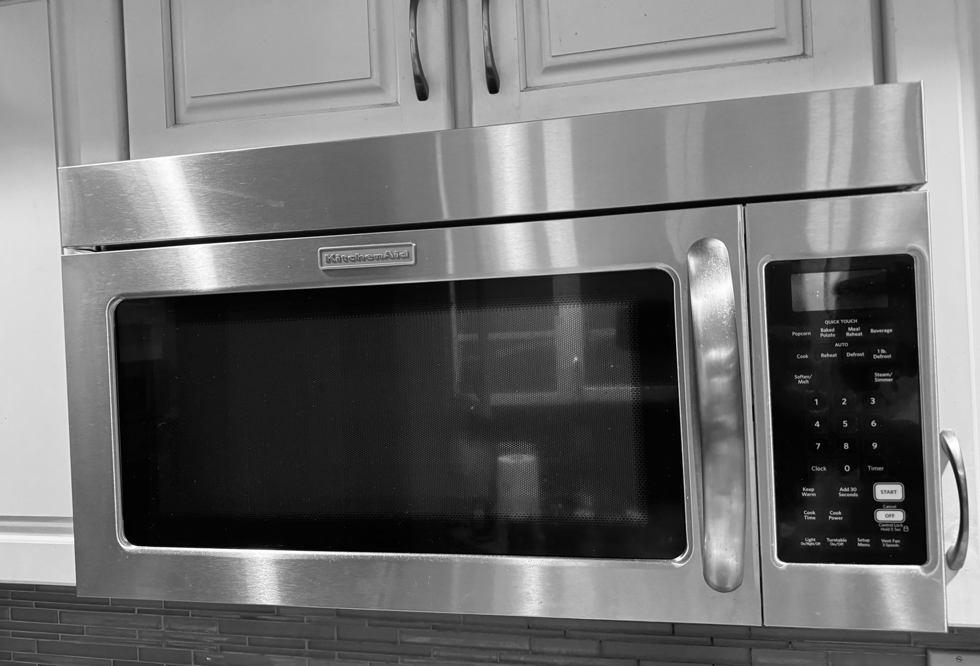 Kitchen Aid Over The Range Microwave Oven