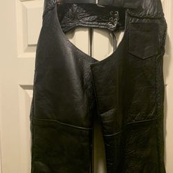 Leather Chaps For Bike Week (XS)